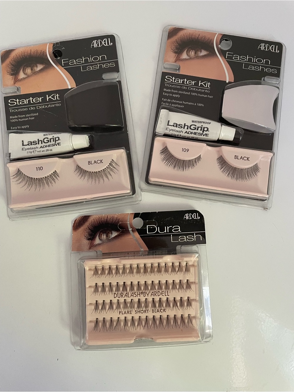 Ardell Fashion Lashes and Dura Lash Clusters — Black